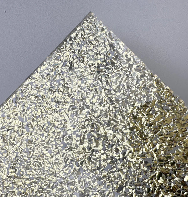 Light Gold Crackle Glitter