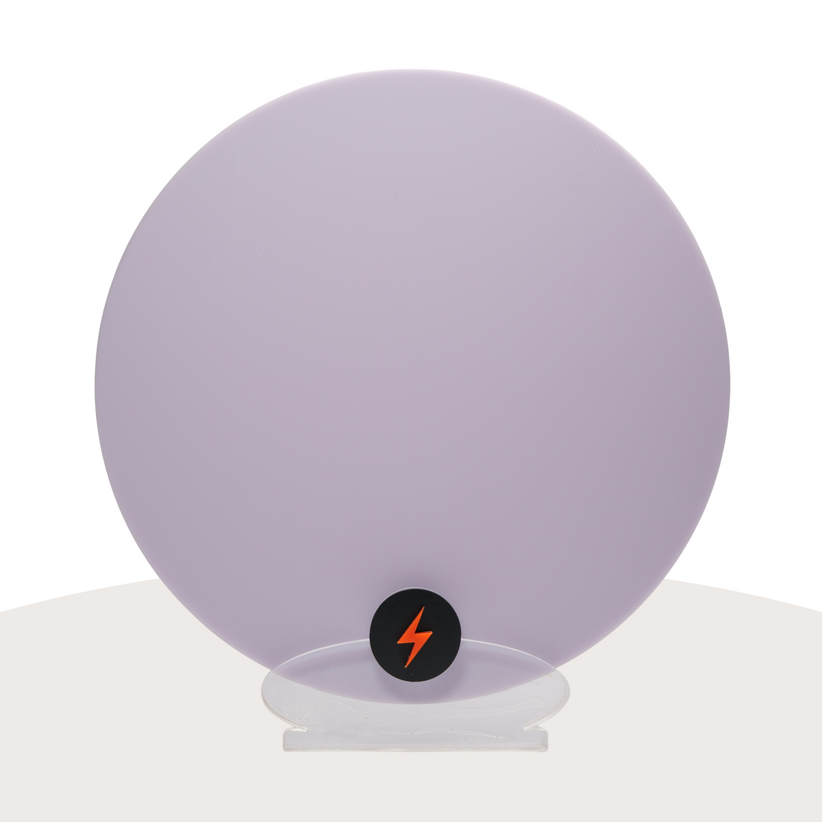 Dusty Violet Earth Tone Acrylic — Matte front view