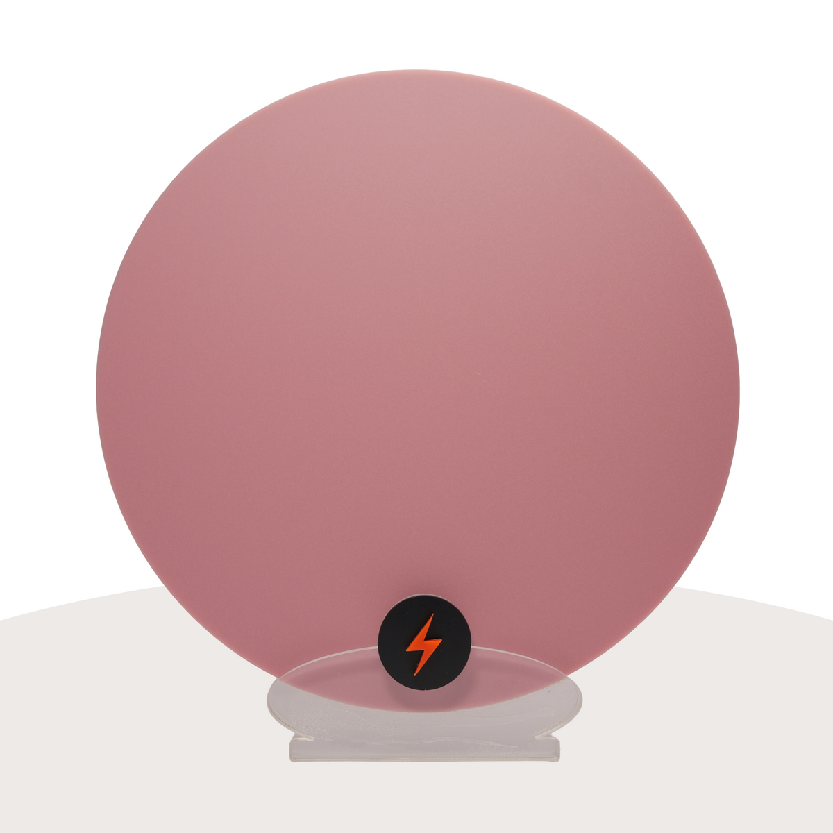 Dusty Rose Earth Tone Acrylic — Matte front view