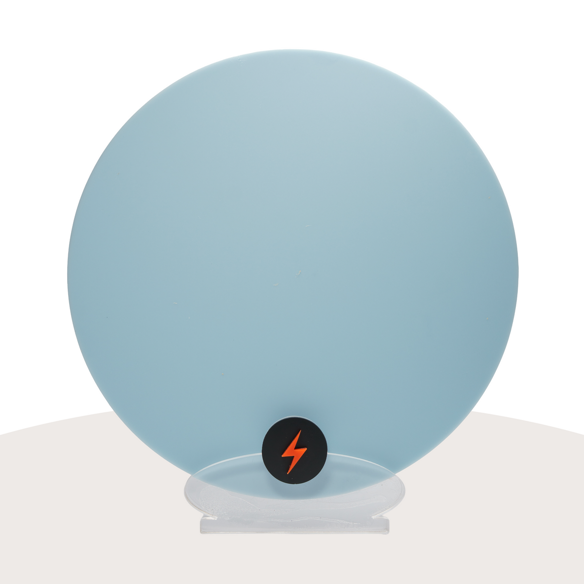 Eggshell Blue Earth Tone Acrylic — Matte front view