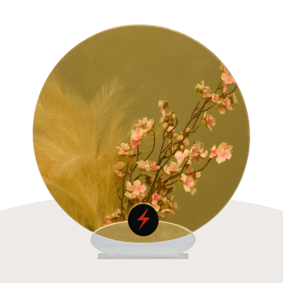 Bright Gold Mirror Acrylic — Front view
