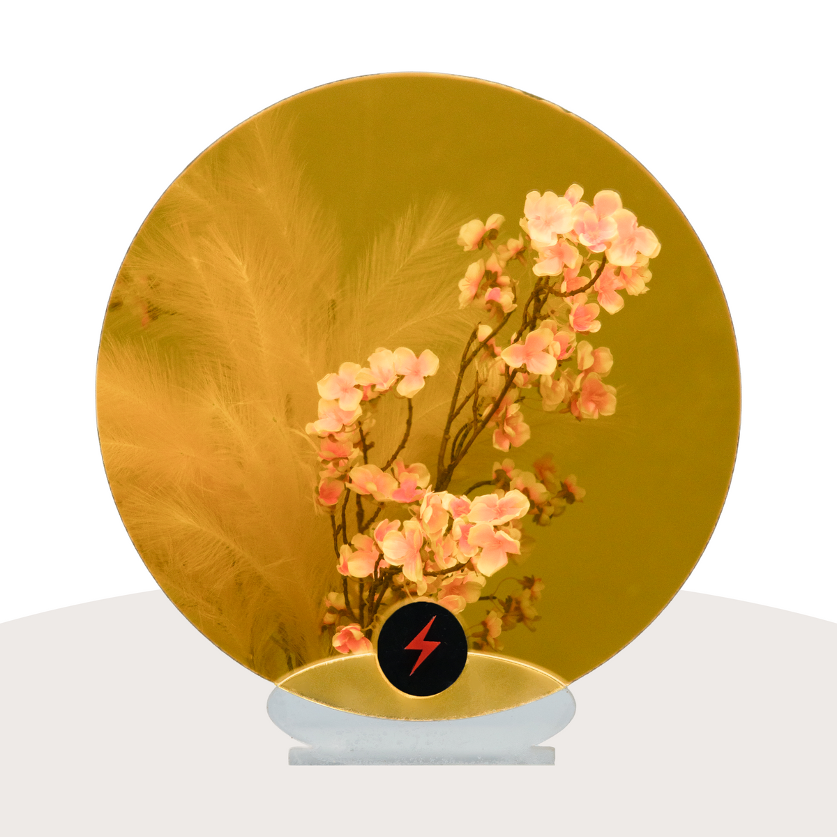 24k Gold Mirror Acrylic — Front view