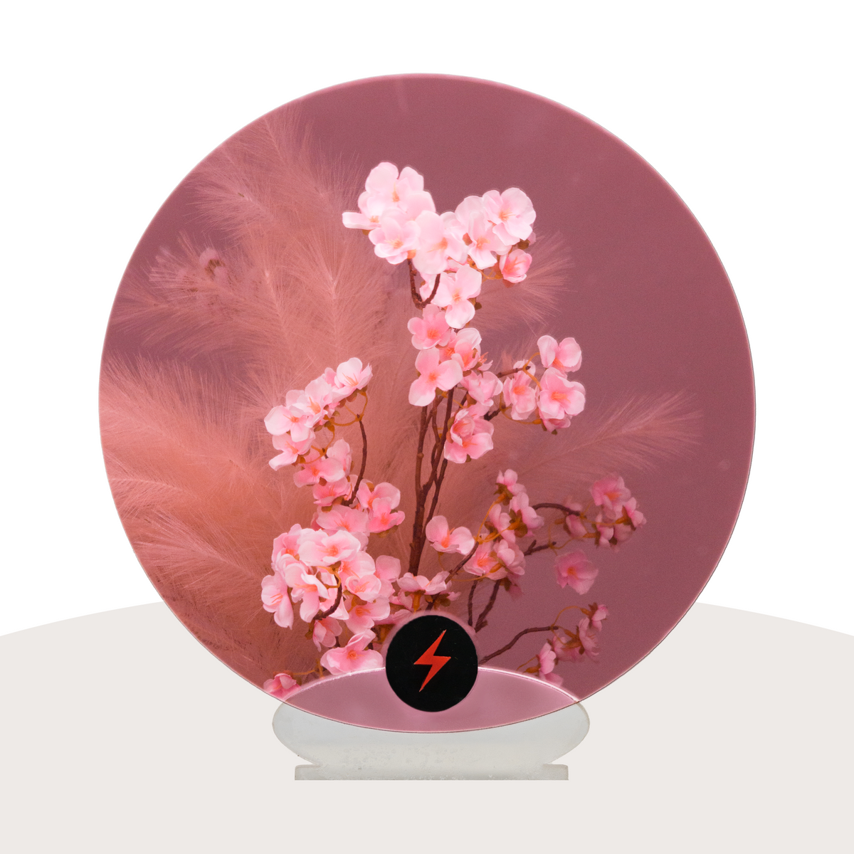 Pink Mirror Acrylic — Front view