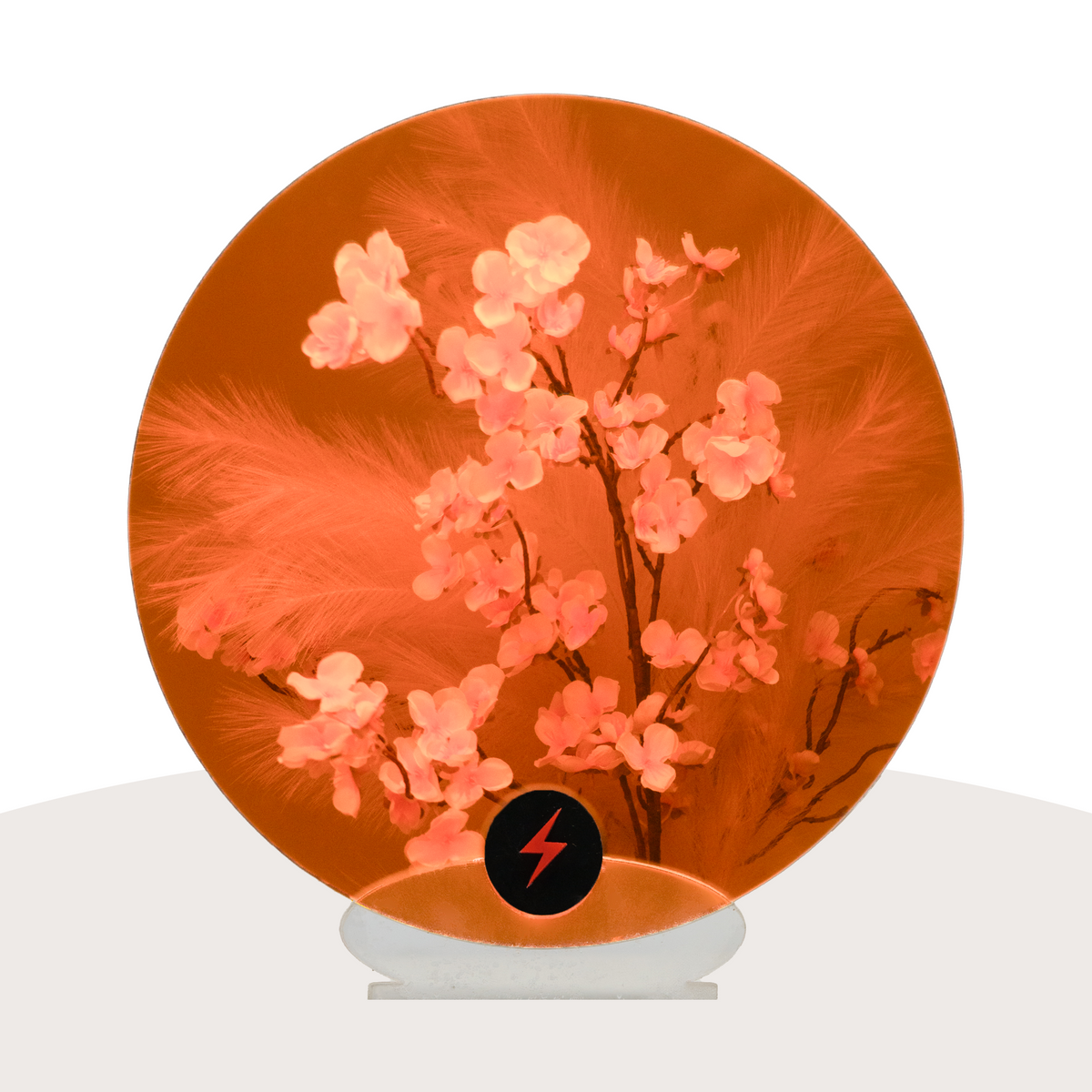 Amber Mirror Acrylic — Front view