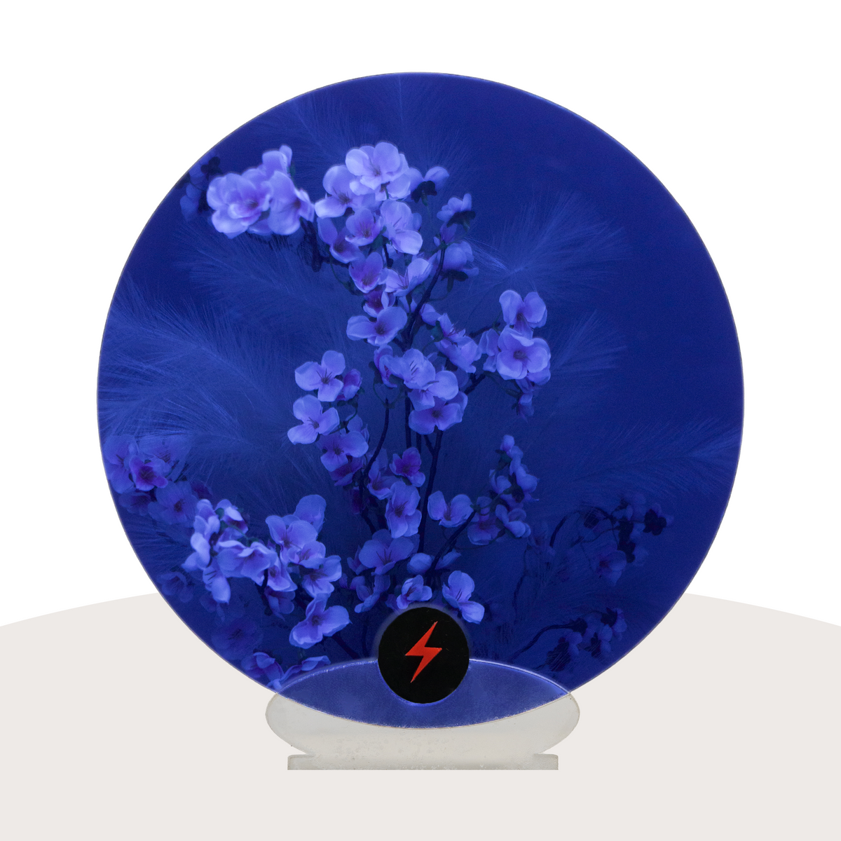 Royal Blue Mirror Acrylic — Front view