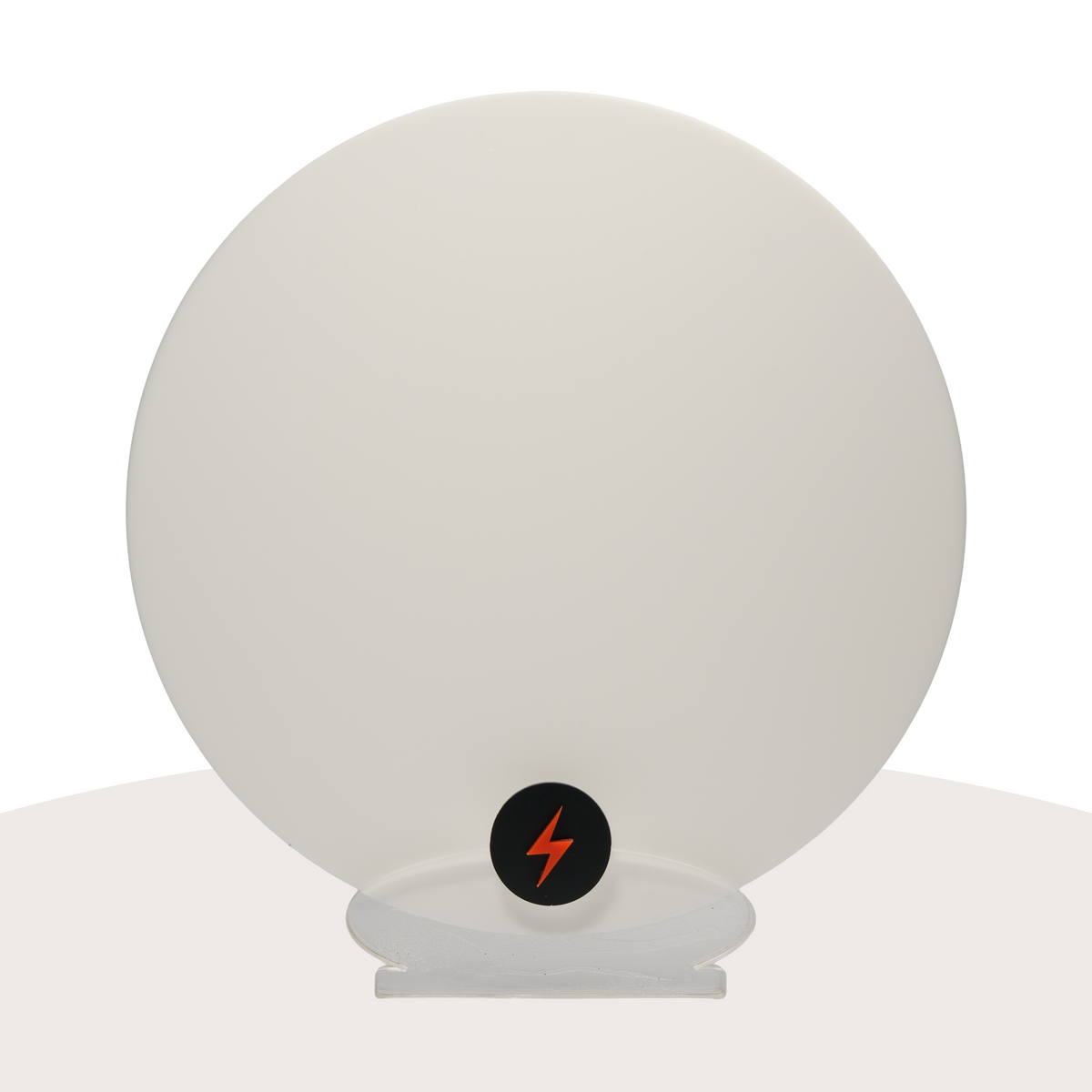 White Gloss Acrylic — Gloss front view