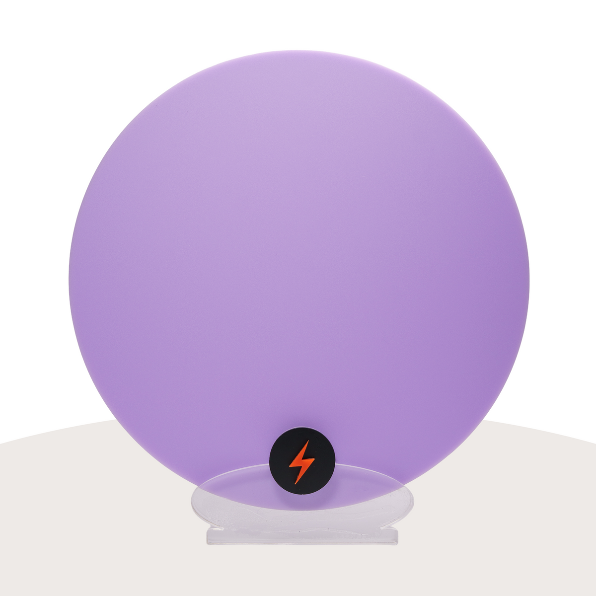 Violet Solid Acrylic — Matte front view