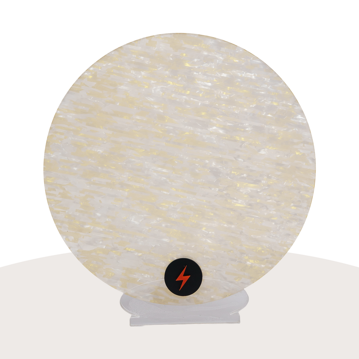 White/Gold Tetro Specialty Acrylic — Front view