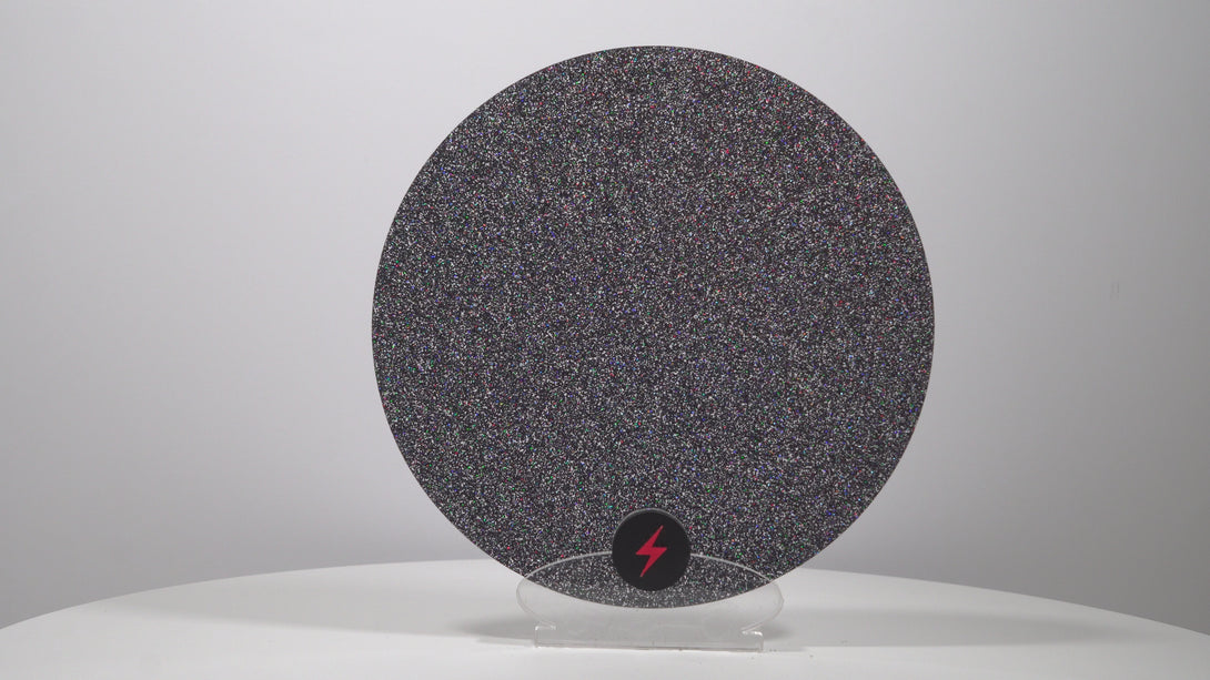 Holographic Black Standard Glitter Acrylic — Product video