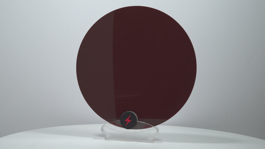 Chocolate Brown Solid Acrylic — Product video