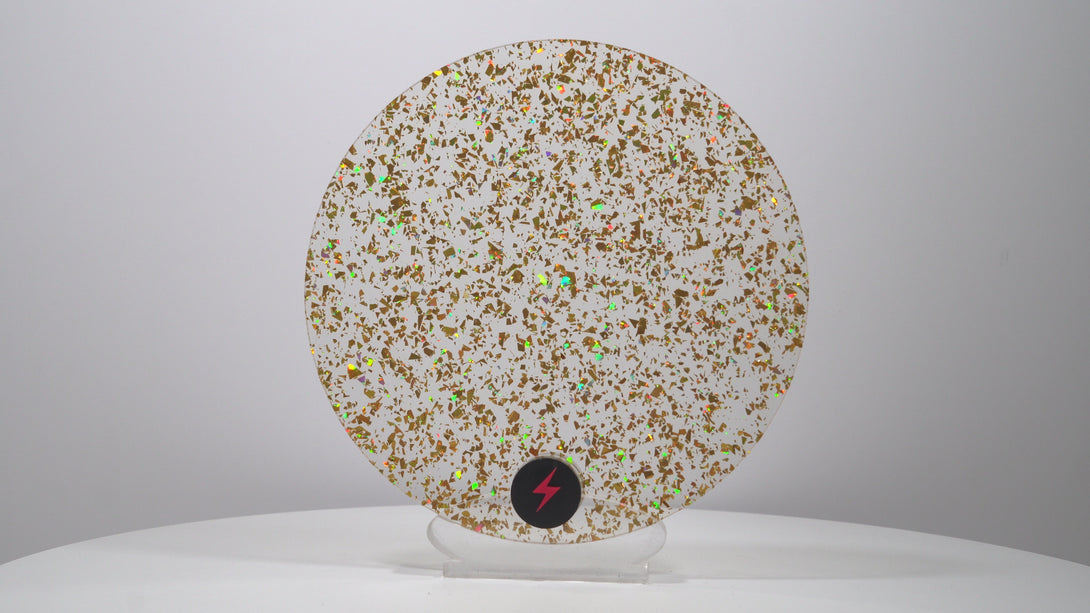 Gold Tinsel Glitter Acrylic — Product video