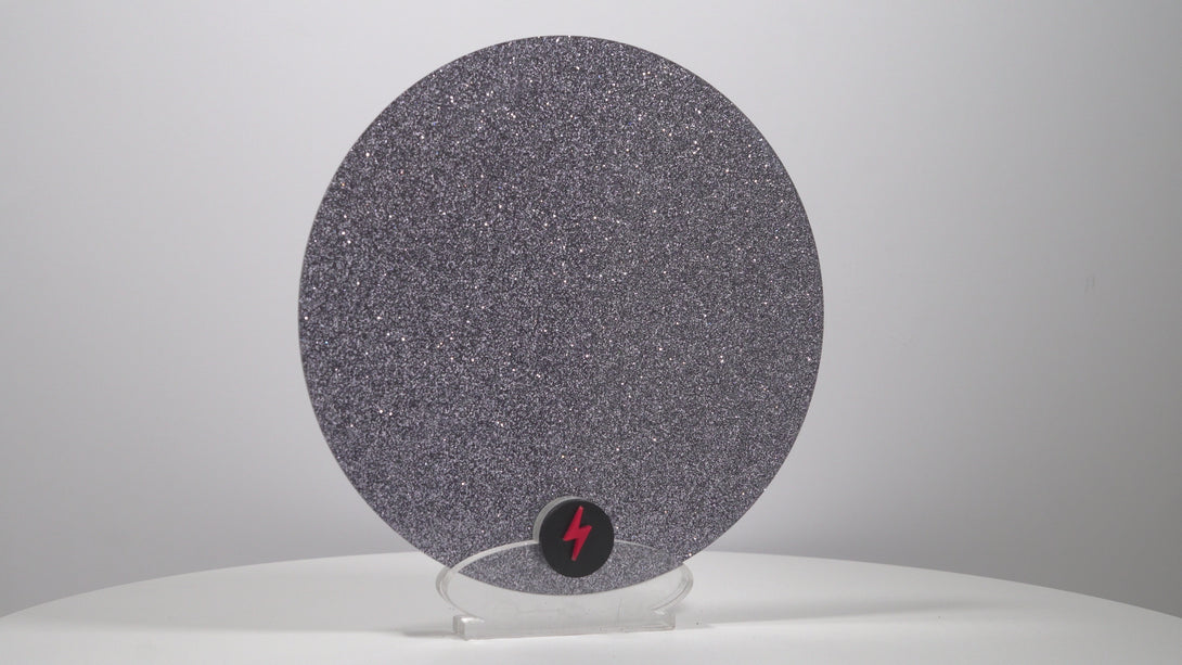 Charcoal Standard Glitter Acrylic — Product video