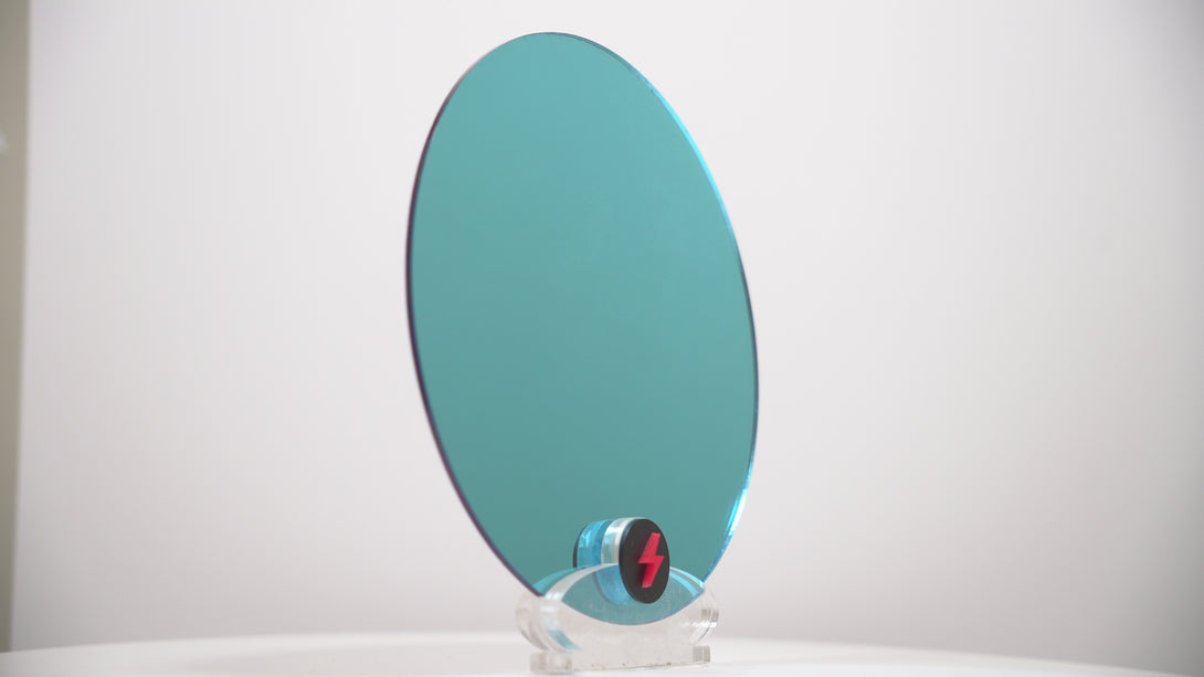 Baby Blue Mirror Acrylic — Product video