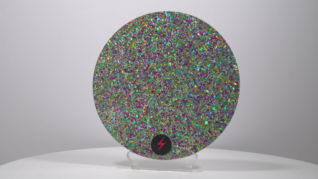 Peacock Chunky Glitter Acrylic — Product video