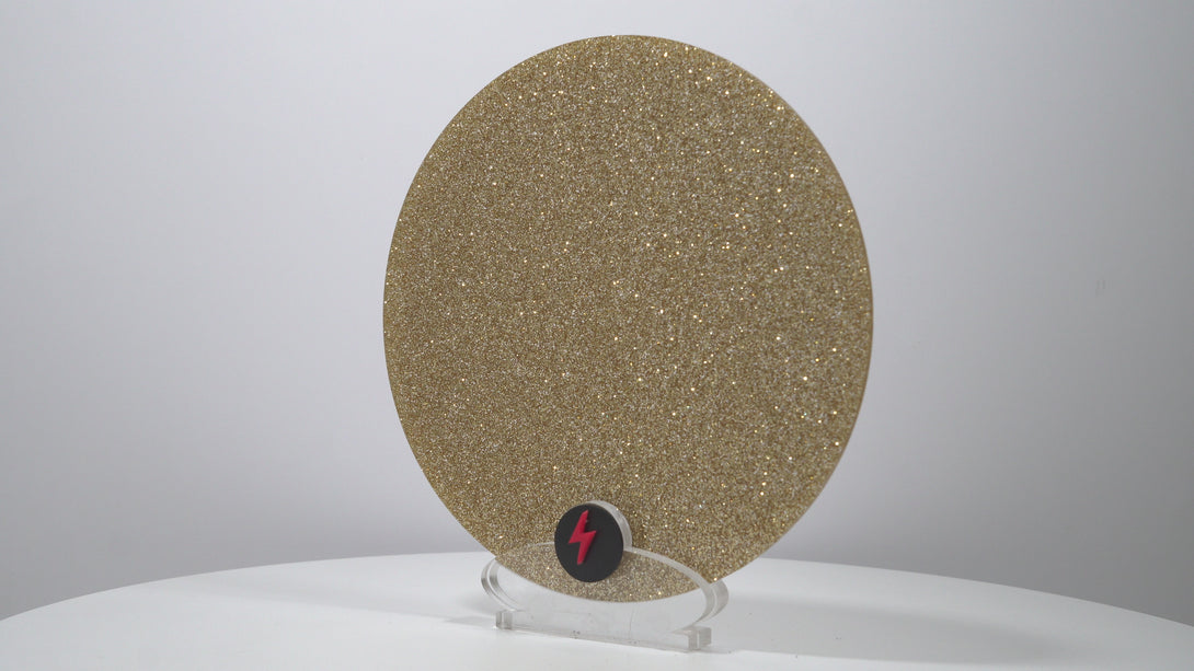 Light Gold Standard Glitter Acrylic — Product video