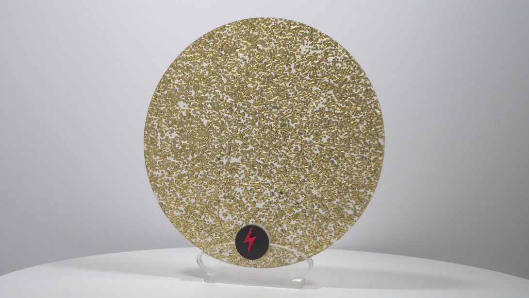 Light Gold Crackle Glitter — Product video